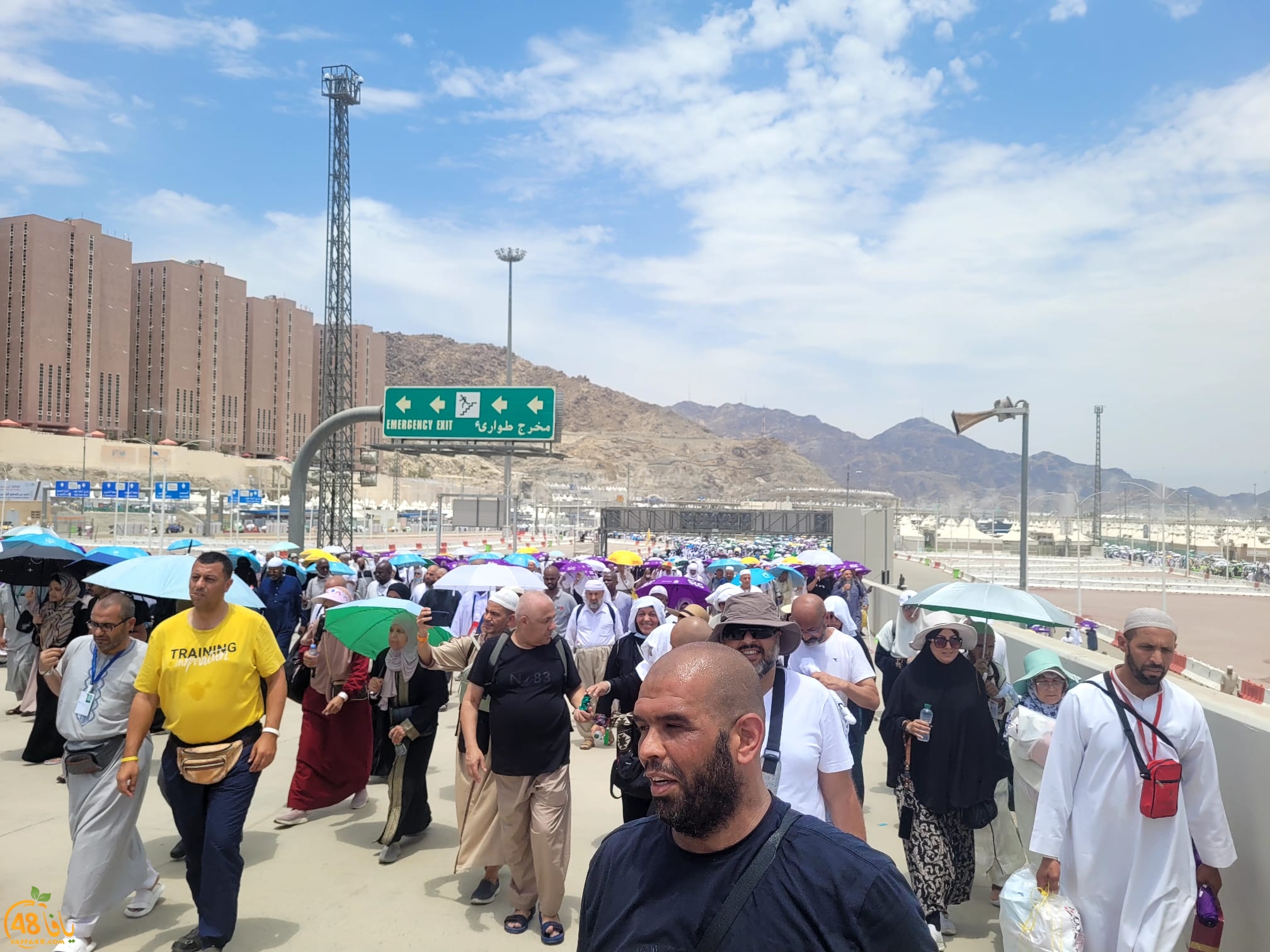  صور: حجاج يافا ينتهون من أداء مناسك الحج ويستعدون للمغادرة